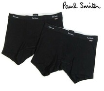 A火01254新品▼ 国内正規品!! ポールスミス ショート ボクサーパンツ 2枚セット 【 L 】 ボクサーブリーフ Paul Smith 下着 ブラック系_画像1