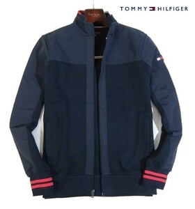 A日01391新品▼ トミーヒルフィガー 裏フリース スタンドカラーブルゾン 【 M 】 ブルゾン TOMMY HILFIGER 防風性 保温性 ネイビー系