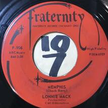 試聴 63年全米5位 LONNIE MACK MEMPHIS / DOWN IN THE DUMPS 両面EX+ チャック・ベリー _画像1