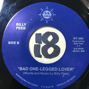 試聴 モダン・ブルース BILLY PEEK BAD ONE-LEGGED LOVER / PEEK-A-BOO INN 両面VG++ SOUNDS EX 