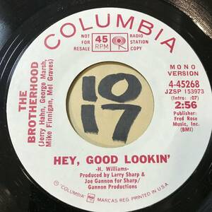 試聴 新品 オルガン・ファンク45 THE BROTHERHOOD HEY, GOOD LOOKIN’ 1970年 GROOVY SOUL/FUNK45 