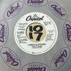 試聴 新品 夜景ソウル職人 presents モダン/フリーソウル系推薦盤 LINDA CLIFFORD LET IT RIDE 1981 レオ・グラハム