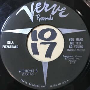 ELLA FITZGERALD YOU MAKE ME FEEL SO YOUNG / BUT NOT FOR ME 両面EX+ 1959 