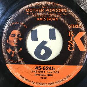 試聴 JAMES BROWN MOTHER POPCORN PT1 EX / PT2 VG++ 