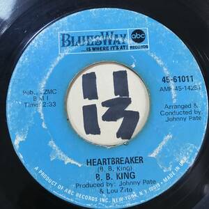 試聴 B. B. KING HEARTBREAKER 両面VG+ 