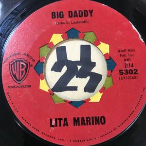 試聴 ガールポップ45 LITA MARTINO BIG DADDY 両面EX+ 