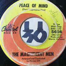 試聴 THE MAGNIFICENT MEN PEACE OF MIND 両面VG(+) SOUNDS VG++ _画像1