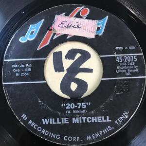 試聴 WILLIE MITCHELL 20-75 両面VG++ SOUNDS EX 1964 