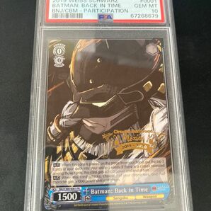 ヴァイス　batman back in time 英語　プロモ　psa10 ヴァイスシュヴァルツ サイン 鑑定品　バットマン　