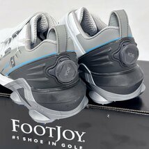 ★FOOTJOY フットジョイ TOUR ALPHA BOA ゴルフシューズ W 26.5cm（ホワイト/グレー）日本仕様モデル★_画像5