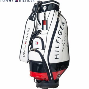 ★トミーヒルフィガーゴルフ THMG2FC2 カートキャディバッグ 9型 ホワイト(10)★TOMMY HILFIGER GOLF★