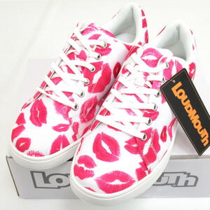 1円★Loudmouth ラウドマウス LM-GS0002 スパイクレス ゴルフシューズ Kisses White（243）25.0cm ★