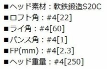 1円★URA ユーアールエー FGD-01 Type-2 フォージド/軟鉄 #4アイアン 22° アポロ製スチールシャフト(S)★MADE IN JAPAN/国産★_画像8