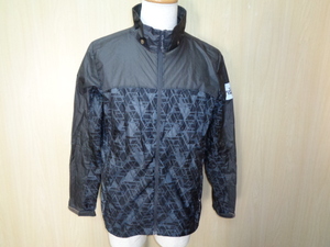 b168◆THE NORTH FACE ウインドシェルジャケット◆ザ・ノースフェイス 100(L) 男性 黒色系 コンパクト 海外輸入正規品 ゆうパケット発送 6A