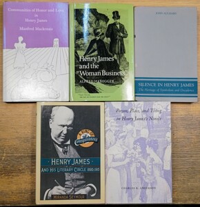 a0128-2.ヘンリー・ジェイムズ 書籍 5冊/英米文学/モダニズム/小説/洋書/Henry James/文芸評論/伝記/