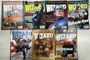 a0127-1.洋書 洋雑誌 WIZARD まとめセット アメコミ MARVEL COMICS TV MOVIE コレクター コミック マーベル 海外作品 趣味 映画