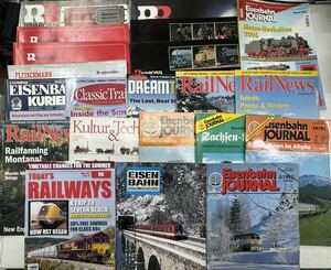 a0124-4.洋書 Kultur&Technik 他 HOBEY MODEL RAILWAY train 鉄道 電車 雑誌 趣味 列車 海外雑誌