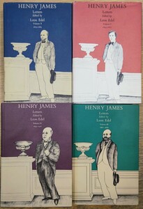 a0128-10.HENRY JAMES LETTERS Edel Vol.1~4/Belknap Harvard/ヘンリー・ジェイムズ/書簡/手紙/英米文学/モダニズム/洋書