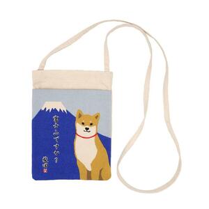 sakoshu... san Shibata san . dog Mt Fuji Fuji friend Hill diagonal .. bag pochette Mini shoulder bag free shipping 