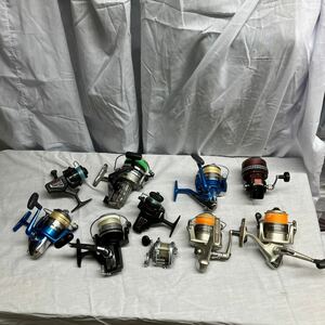 63①●60125-⑤ DAIWA RYOBI ABS リール まとめ売り 10個 釣具 フィッシング ダイワ リョービ ジャンク品