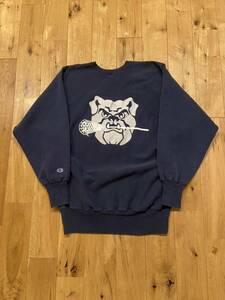  special bru dog Vintage Champion Rebirth we b both sides print 90s.pi on old clothes summit 90 period rare print bulldog