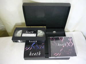 レア　★X JAPAN　heath★　限定BOX　CD+VHS　■heath～solo debut～■　失われたtreasure∞land…他全5曲　視聴確認済み