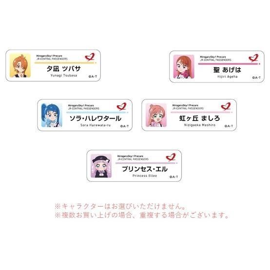 ひろがるスカイ!プリキュア JR東海パッセンジャーズ出張店ver. ネームバッチ 未開封