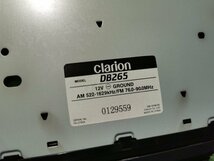 ☆☆Clarion クラリオン DB265 ラジオ CD 1din_画像5