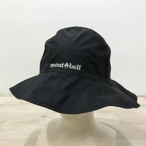 mont-bell モンベル GORE-TEX ゴアテックス クラッシャーハット ブラック Size M 1128512 アウトドア[N0670]