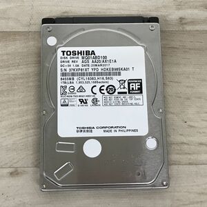 送料185円 1TB HDD TOSHIBA MQ01ABD100[C0054]