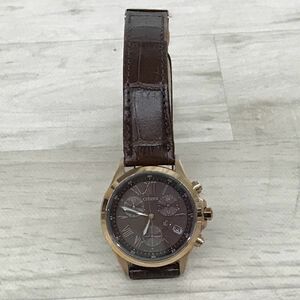 CITIZEN シチズン H504-T022031 XC クロスシー クロノ デイト ソーラー レディース腕時計 稼働品[C0140]