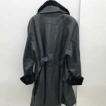 名入り ANGEL LEATHER レザーコート ロングコート サイズF ロングコート レディース[C0257]_画像2