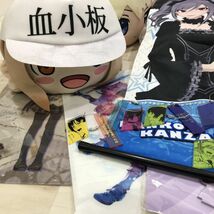 アニメ ( SAO グラブル けいおん はたらく細胞 等) グッズ ぬいぐるみ クッション クリアファイル フィギュア まとめ セット[C0387]_画像8