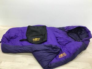 SIRIO シリオ 寝袋 シュラフ BACPAC LD-550 DOWN SLEEPING BAG ダウン スリーピングバッグ[C0904]