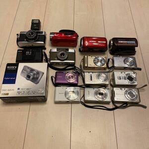 SONY☆Canon☆OLYMPUS☆Nikon☆IXY☆ Cyber-shot☆EXILIM☆デジカメ☆フィルムカメラ☆ビデオカメラ☆everio☆PEN☆まとめて☆大量☆現状品