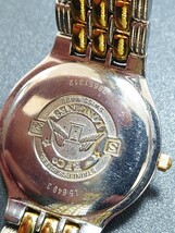 LONGINES ロンジン メンズ 腕時計 稼働 電池交換済み L5.649.3 グランドクラシック クオーツ ベルト純正 デイト 白文字盤 コンビカラー_画像4