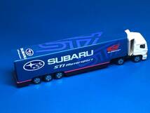 トミカ　トイザらス　オリジナル　SUBARU STI Motor sport レーシングトランスポーター_画像3