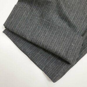 Yves Saint Laurent rive gauche イブサンローラン リヴゴーシュ ピンストライプ ウール スラックス パンツ GRAY 48の画像5