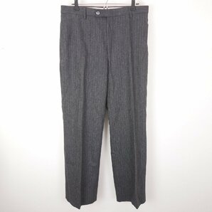 Yves Saint Laurent rive gauche イブサンローラン リヴゴーシュ ピンストライプ ウール スラックス パンツ GRAY 48の画像1