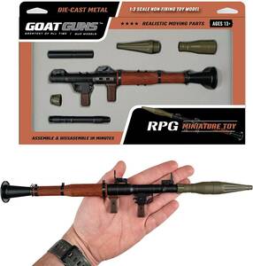 [1/3スケール] RPG-7 ロケットランチャー GOATGUNS 銃 ミニチュア 組み立て ドール モデル