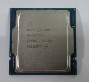 【中古】Intel CPU i9-11900F/2.50GHZ