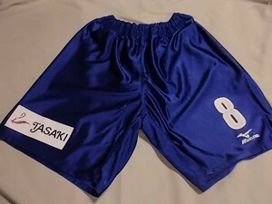 【正規品・古着】女子サッカー　TASAKIペルーレFC#8サッカーパンツ　選手支給品　なでしこリーグ　紺色
