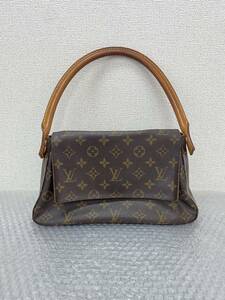 LOUIS VUITTON/LV/ルイヴィトン/モノグラム/ミニルーピング/希少/ハンドバッグ/ワンショルダー/肩掛け/ブラウン/SD0091/0113c