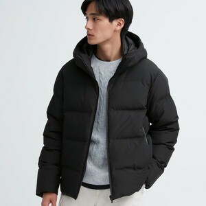 UNIQLO シームレスダウンパーカ(3Dカット) Lサイズ ブラック 黒 2023年モデル