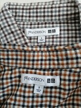 2色セット UNIQLO JWANDERSON フランネルチェックシャツ Sサイズ JW ANDERSON 長袖シャツ_画像6