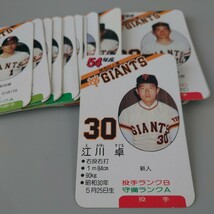 タカラ プロ野球カードゲーム　昭和54年度　よみ 読売ジャイアンツ_画像2