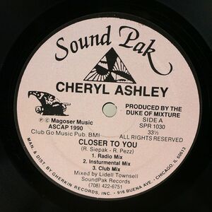 米 CHERYL ASHLEY/CLOSER TO YOU/SOUND PAK SPR1030 12