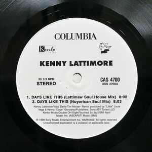 KENNY LATTIMORE/DAYS LIKE THIS/COLUMBIA CAS4700 12