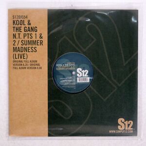 英 KOOL & THE GANG/N.T. PARTS 1 & 2 SUMMER MADNESS (LIVE)/SIMPLY VINYL (S12) S12DJ054 12