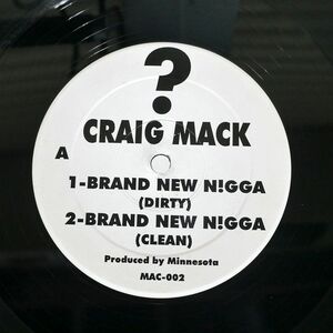 CRAIG MACK/BRAND NEW N!GGA/NOT ON LABEL (CRAIG MACK) MAC002 12